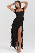 Robe Longue Éliana - Noir