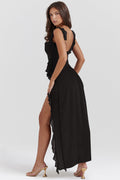 Robe Longue Éliana - Noir