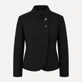 Blazer Élise - Veste structurée col montant - Noir - blazer-femme-03-studio-noir.png