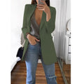 Blazer Maëlle - Veste longue ouverte - Vert