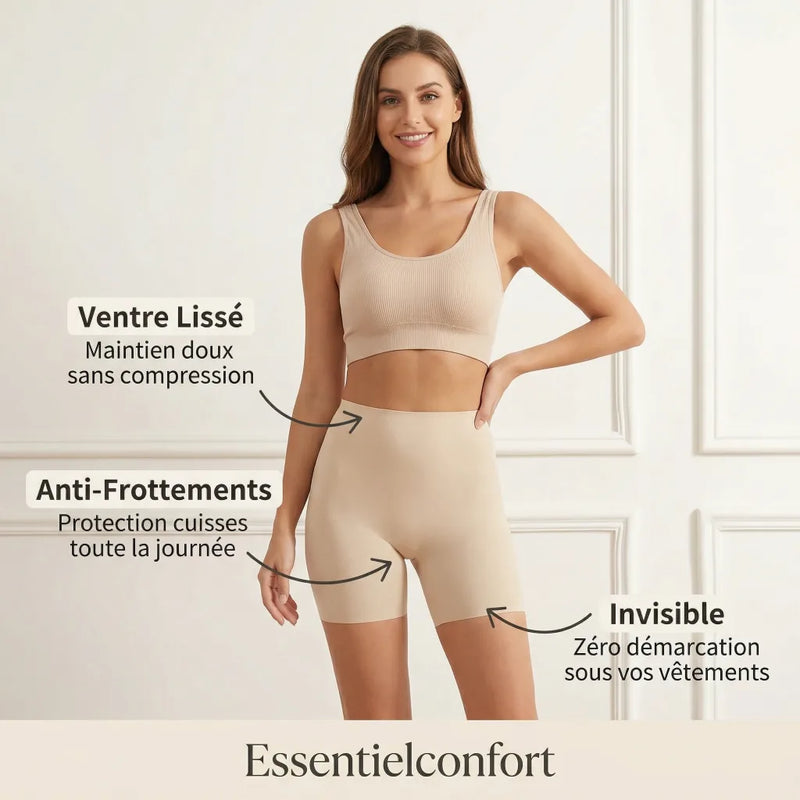 Ventre lissé, anti-frottements, invisible — 3 bénéfices gaine seamless EssentielConfort