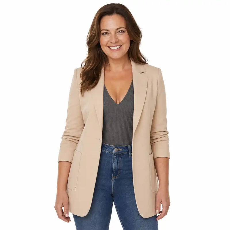 Blazer Maëlle - Veste longue ouverte