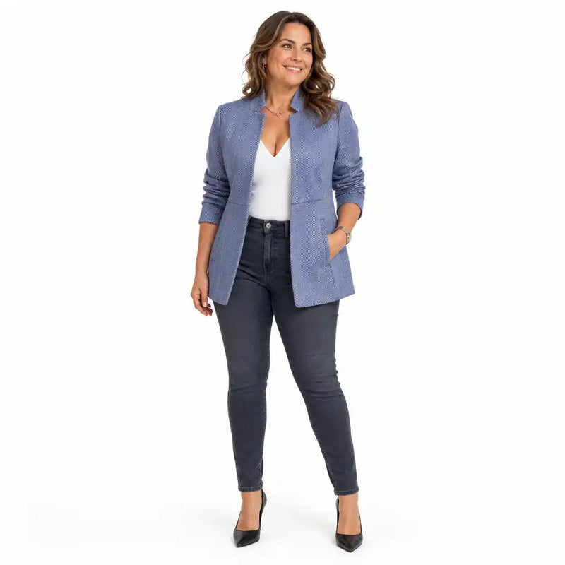 Blazer Margaux - Veste texturée citadine