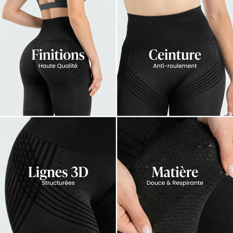 Legging Sculptor 3D | Negro