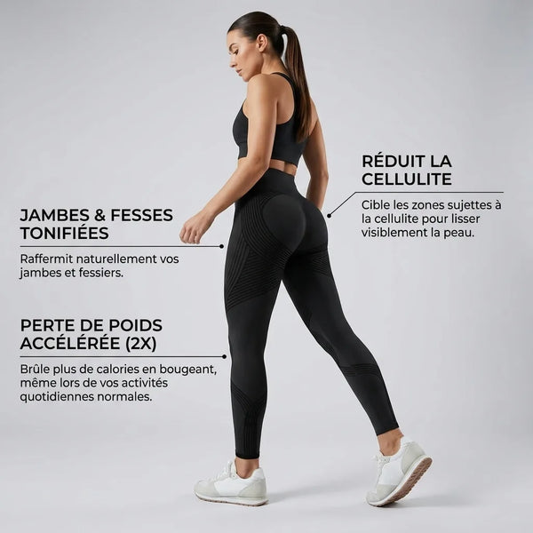 Legging Sculptant 3D | Noir