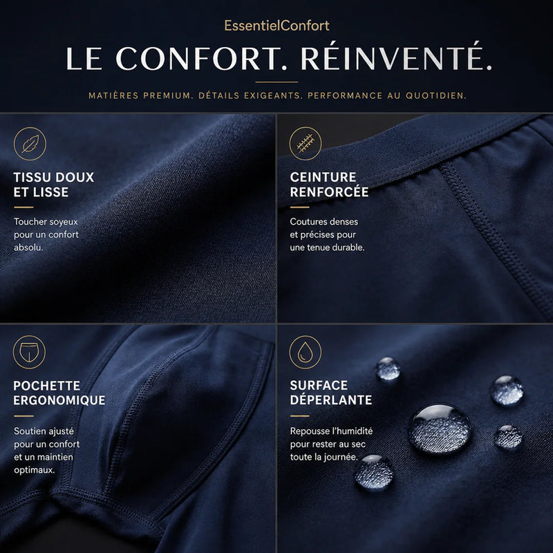 Boxer Absorbant Lavable Homme