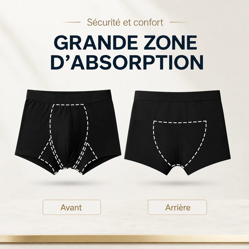 Boxer Absorbant Lavable Homme
